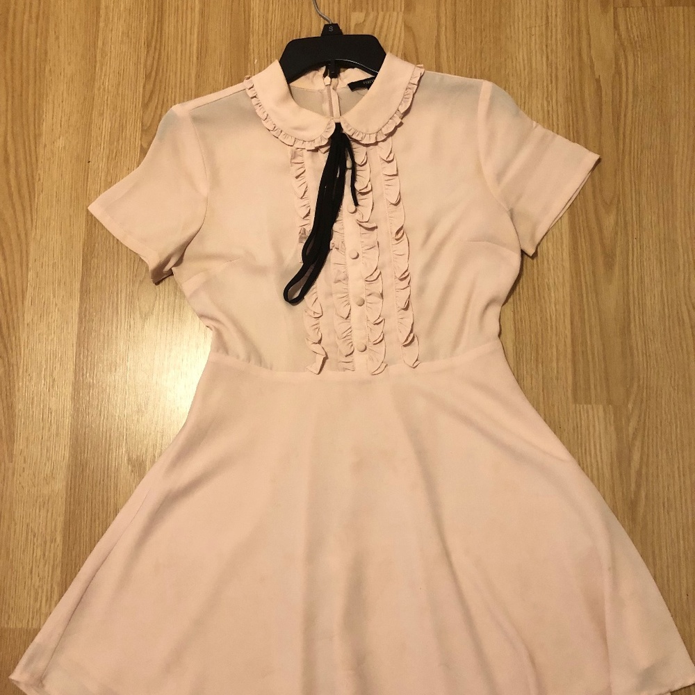 Forever 21 Rose Pink Collared Dress